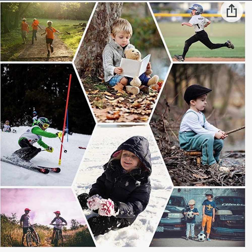 NWT🍀Kids 3 Pcs Face Cover Neck Gaiter for Cycling Hiking Fishing Sport Outdoor